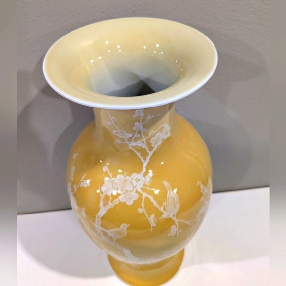 Vintage Porcelain Hand Painted Jingdezhen Zhi C. 1950s - 70s 18" Collector Piece - Picture 6 of 16